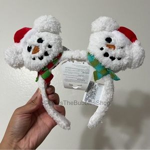 Disney - Christmas Snowman Fluffy Disney Ears